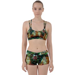 Royal Marine With Stone Lions Women s Sports Set by bestdesignintheworld