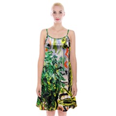 Plant In The Room  Spaghetti Strap Velvet Dress by bestdesignintheworld