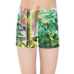 Plant In The Room  Kids Sports Shorts by bestdesignintheworld