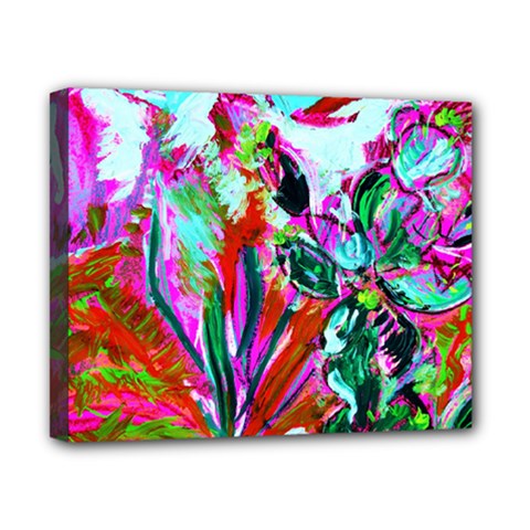 Desrt Blooming With Red Cactuses Canvas 10  X 8  by bestdesignintheworld