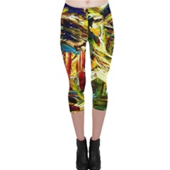 In A Mountains - State Washingtone Capri Leggings  by bestdesignintheworld