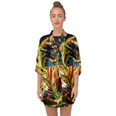 In A Mountains - State Washingtone Half Sleeve Chiffon Kimono