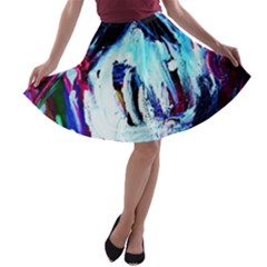 Funny House A-line Skater Skirt by bestdesignintheworld