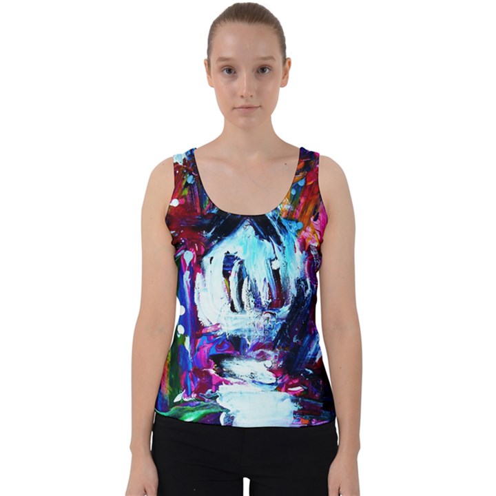 funny house Velvet Tank Top