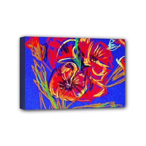 Dscf1376 -red Poppies Mini Canvas 6  X 4  by bestdesignintheworld