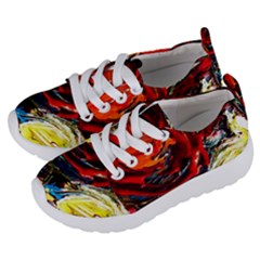 Dscf2280 -red Sun In The Mountain Kids  Lightweight Sports Shoes by bestdesignintheworld