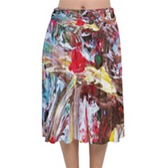 Dscf2301 -eden Garden Velvet Flared Midi Skirt by bestdesignintheworld