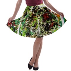 April   Birds Of Paradise 5 A-line Skater Skirt by bestdesignintheworld