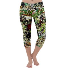 April   Birds Of Paradise 5 Capri Yoga Leggings by bestdesignintheworld