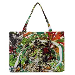 April   Birds Of Paradise 5 Zipper Medium Tote Bag by bestdesignintheworld