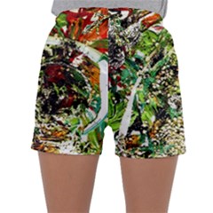 April   Birds Of Paradise 5 Sleepwear Shorts by bestdesignintheworld