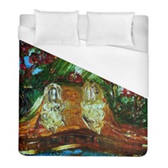 Dscf3179 - Royal Marine And Stone Lions Duvet Cover (full/ Double Size) by bestdesignintheworld