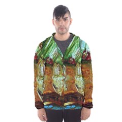 Dscf3179 - Royal Marine And Stone Lions Hooded Wind Breaker (men) by bestdesignintheworld