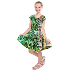 Dscf2188 -- Plant In The Room Kids  Short Sleeve Dress by bestdesignintheworld