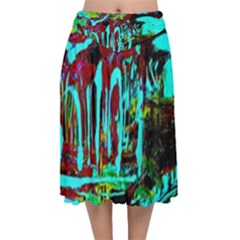 Dscf3058 - Monastery Estate Velvet Flared Midi Skirt