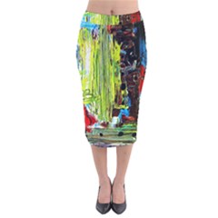 Dscf2262 - Point Of View - Part3 Velvet Midi Pencil Skirt by bestdesignintheworld