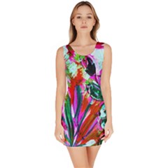 Dscf1472   Copy - Blooming Desert With Red Cactuses Bodycon Dress by bestdesignintheworld