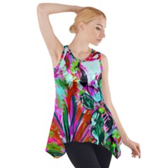 Dscf1472   Copy - Blooming Desert With Red Cactuses Side Drop Tank Tunic by bestdesignintheworld