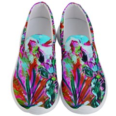 Dscf1472   Copy - Blooming Desert With Red Cactuses Men s Lightweight Slip Ons by bestdesignintheworld