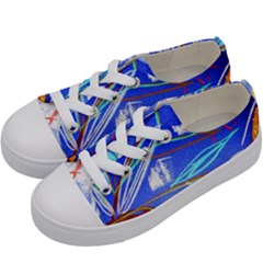 Dscf1385 - Sunflowers In Ceramic Jur Kids  Low Top Canvas Sneakers by bestdesignintheworld