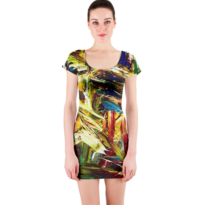 Dscf2289 -mountain road Short Sleeve Bodycon Dress