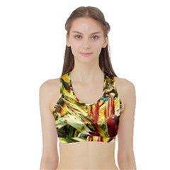 Dscf2289 -mountain Road Sports Bra With Border by bestdesignintheworld