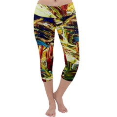 Dscf2289 -mountain Road Capri Yoga Leggings by bestdesignintheworld