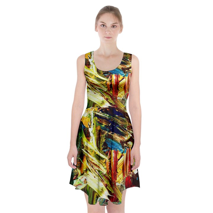 Dscf2289 -mountain road Racerback Midi Dress