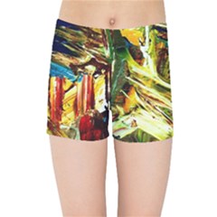 Dscf2289 -mountain Road Kids Sports Shorts by bestdesignintheworld