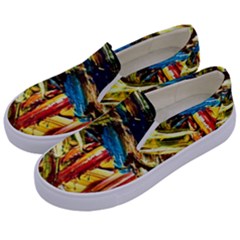 Dscf2289 -mountain Road Kids  Canvas Slip Ons by bestdesignintheworld