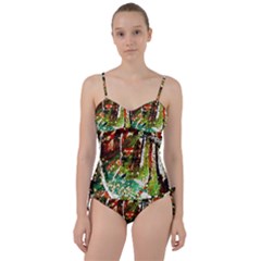 April -    Birds Of Paradise Sweetheart Tankini Set by bestdesignintheworld