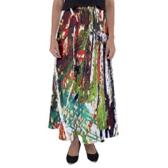 April -    Birds Of Paradise Flared Maxi Skirt by bestdesignintheworld