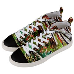 April -    Birds Of Paradise Men s Mid-top Canvas Sneakers by bestdesignintheworld