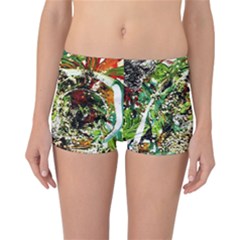 April   Birds Of Paradise 5 Reversible Boyleg Bikini Bottoms by bestdesignintheworld