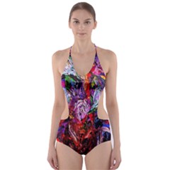 Dscf2197   Copy - Gift From Africa And Rhino Cut-out One Piece Swimsuit