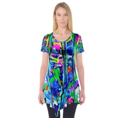 Dscf1656 - Surfers Boards Short Sleeve Tunic  by bestdesignintheworld