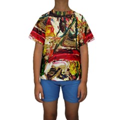 Dscf2283 - Mountain Landscape Kids  Short Sleeve Swimwear by bestdesignintheworld