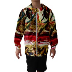 Dscf2283 - Mountain Landscape Hooded Wind Breaker (kids) by bestdesignintheworld