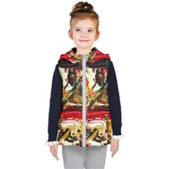 Dscf2283 - Mountain Landscape Kid s Hooded Puffer Vest by bestdesignintheworld