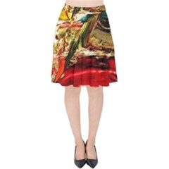 Dscf2283 - Mountain Landscape Velvet High Waist Skirt by bestdesignintheworld