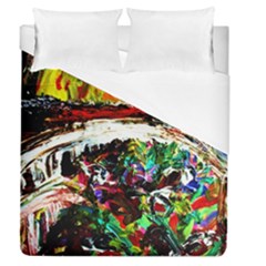 Dscf2599 - Moon In Carribean Duvet Cover (queen Size)