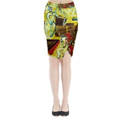 Dscf1482 - Ancient Geomenty Midi Wrap Pencil Skirt by bestdesignintheworld