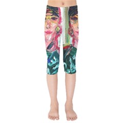 Dscf2299 - Texan Girl Kids  Capri Leggings  by bestdesignintheworld