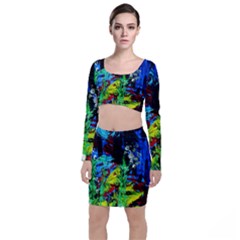 Dscf2472 - Perfect Night For Samurai Long Sleeve Crop Top & Bodycon Skirt Set by bestdesignintheworld