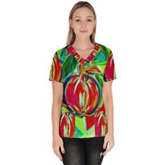 Dscf1458 - Fruits Geometry Scrub Top by bestdesignintheworld