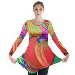 Dscf1425 (1) - Fruits And Geometry-2 Long Sleeve Tunic  by bestdesignintheworld