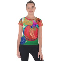 Dscf1425 (1) - Fruits And Geometry-2 Short Sleeve Sports Top  by bestdesignintheworld