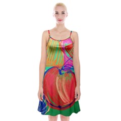 Dscf1425 (1) - Fruits And Geometry-2 Spaghetti Strap Velvet Dress by bestdesignintheworld