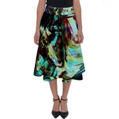 Dscf3082 - Sphinx And Wheel Of Time Perfect Length Midi Skirt by bestdesignintheworld