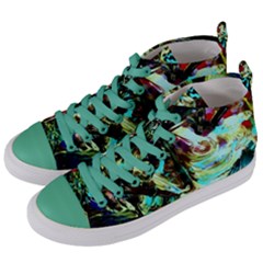 Dscf3082 - Sphinx And Wheel Of Time Women s Mid-top Canvas Sneakers by bestdesignintheworld